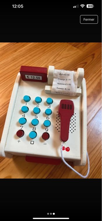 Caisse enregistreuse en bois