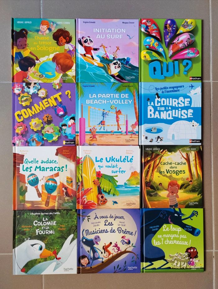 Livres Mcdo -Colombe et la fourmi, Cache-cache dans les vosges Ect..  En lot ou à l'unité au choix