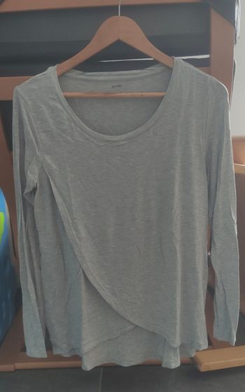 Tee shirt d'allaitement manches longues L