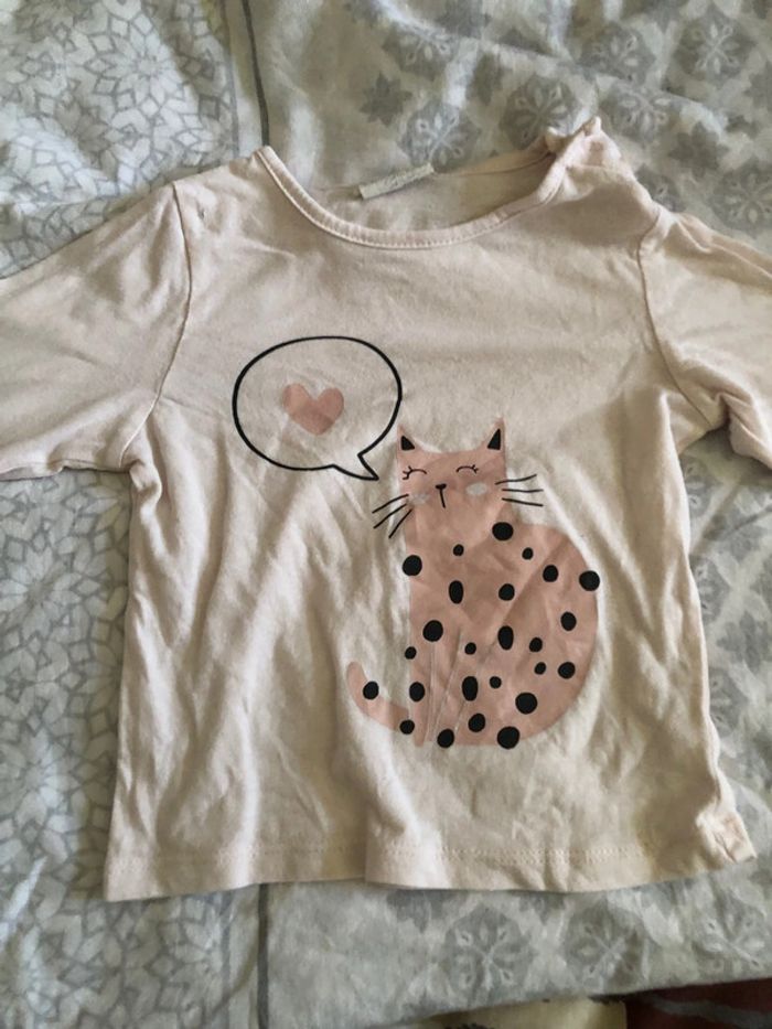 Tee shirt chat 9 mois
