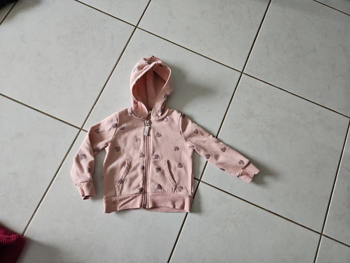 Veste à capuche bébé fille h&m 2/4 ans BBF2