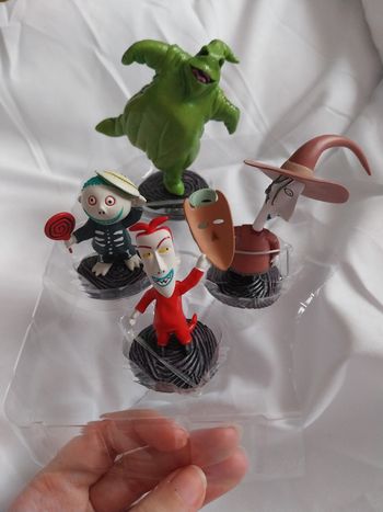 4 Figurines Oogie Boogie Am Stram et Gram L'Étrange Noël de Monsieur Jack Disney