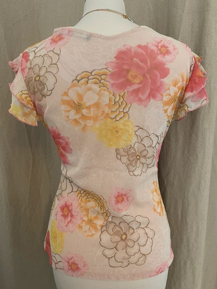 Blouse manches courtes - Caroll - T. 40 - photo numéro 2