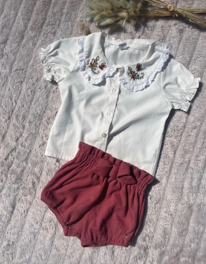 Ensemble chemisier et short