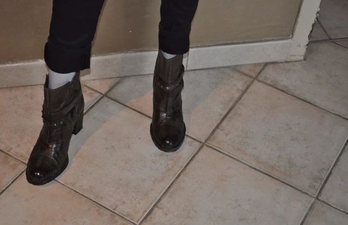 Bottines grise/bronze neuve - photo numéro 4