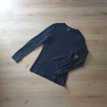 💙 Tee-shirt ML maille gaufrée taille 36 S #emyfleury_36homme
