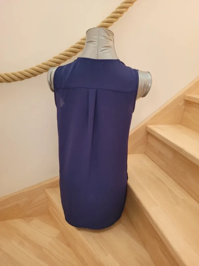 Haut fluide sans manche femme taille 38 - photo numéro 4
