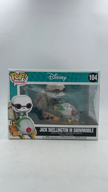 Figurine Funko Pop Disney Jack Skellington In Snowmobile N•104 neuf