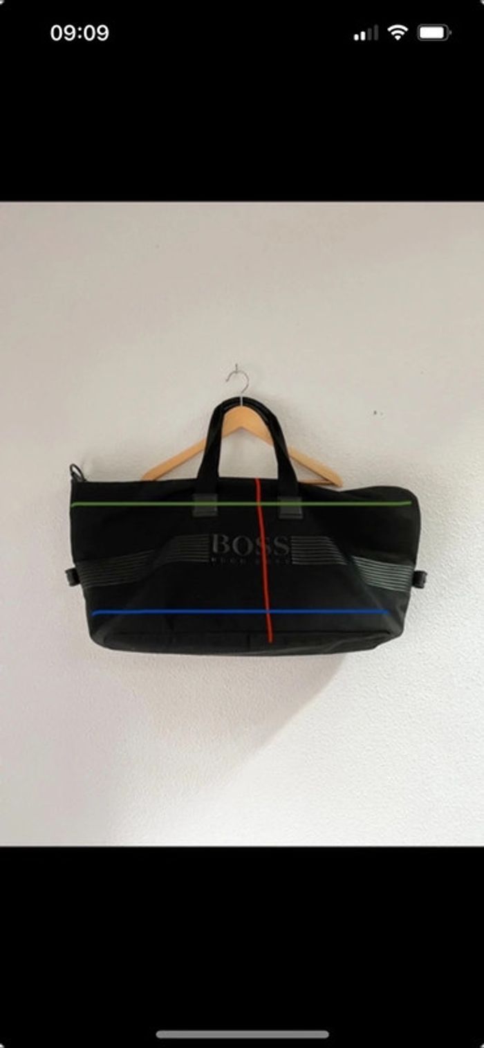 Sac de voyage noir Hugo Boss - photo numéro 8