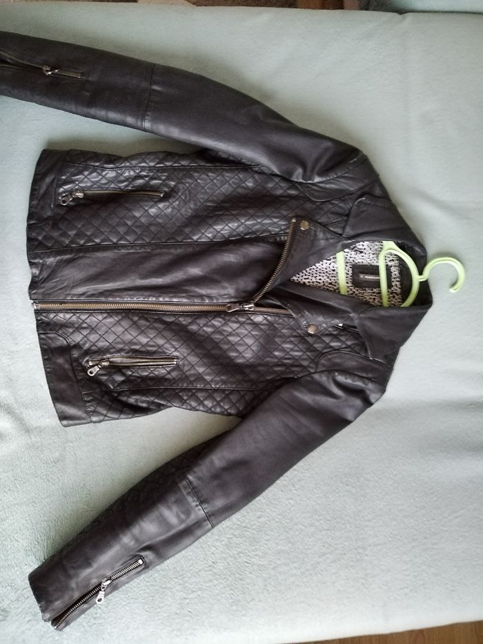 Blouson cuir femme Taille 38 - photo numéro 5