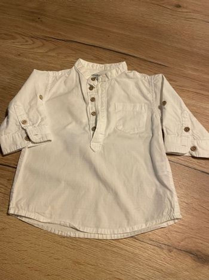 2 chemises blanches manches longues 3 ans - photo numéro 8
