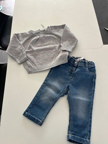 Ensemble Zara et Gemo 6 mois