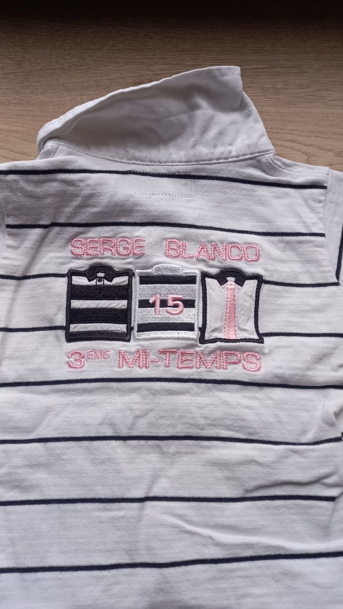 T shirt Serge blanco - photo numéro 2