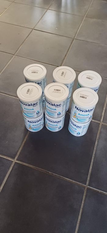 lot de 12 boites de lait Novalac Amina acides aminés neuves