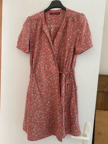 Robe cache coeur comptoir des cotonniers fleurie en 36