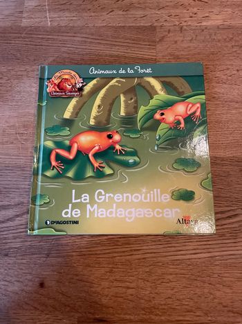 Livre Altaya Le monde des animaux Sauvages Animaux de la forêt La grenouille de Madagascar