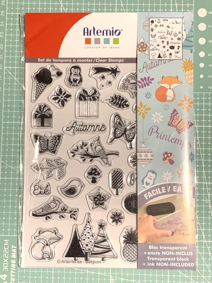 Set de Tampons clear silicone Artemio 4 saisons