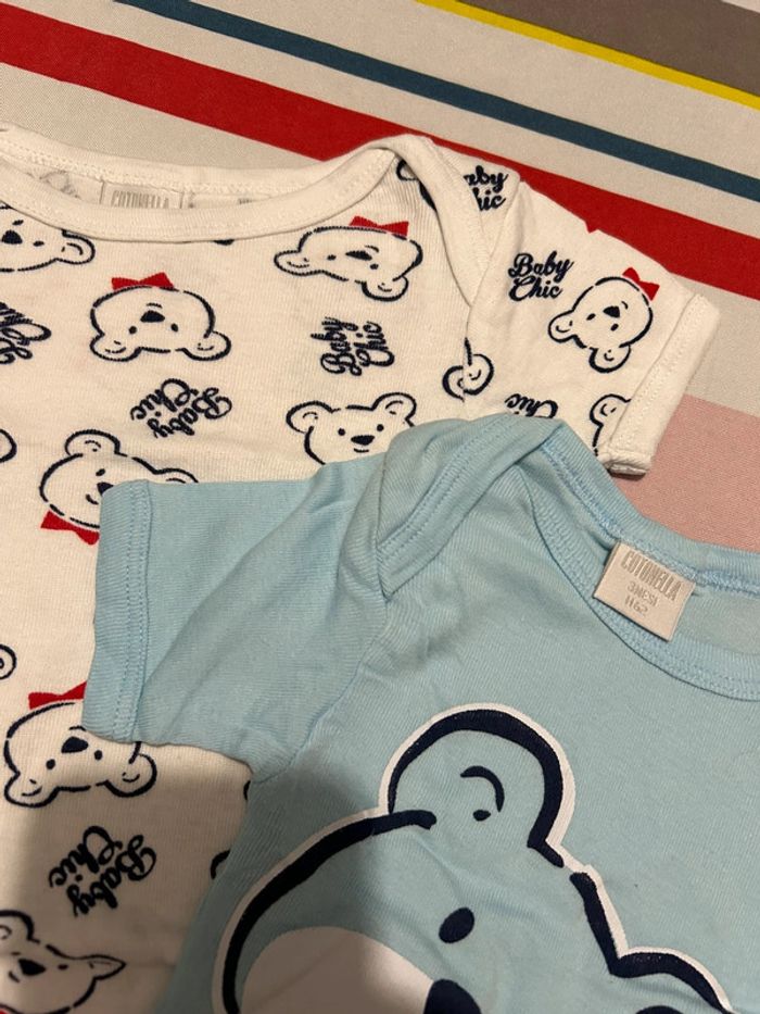 Lot 9 bodies manche courte 3 mois - photo numéro 9