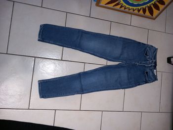 Jean slim bleu 34 femme bonobo tbe 