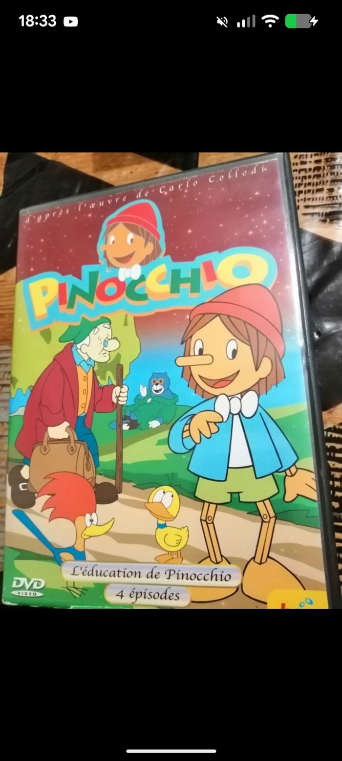DVD L'éducation de Pinocchio.