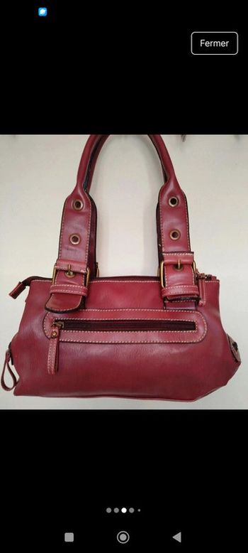 Sac à main similicuir cuir épaules vintage dressing
