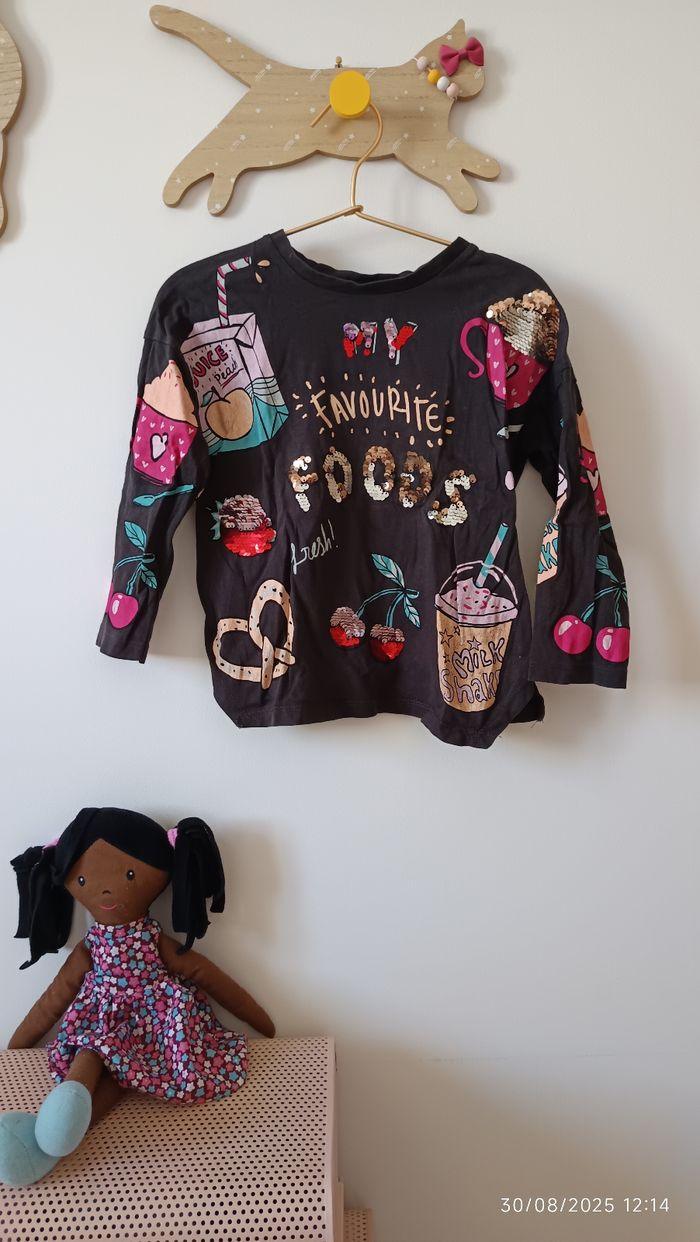Tee-shirt manche longues fille
