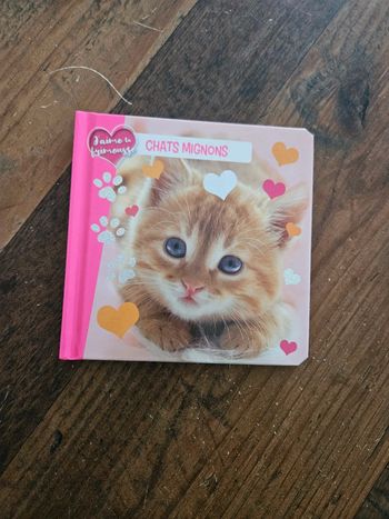 Livre Chats mignons J'aime ta frimousse