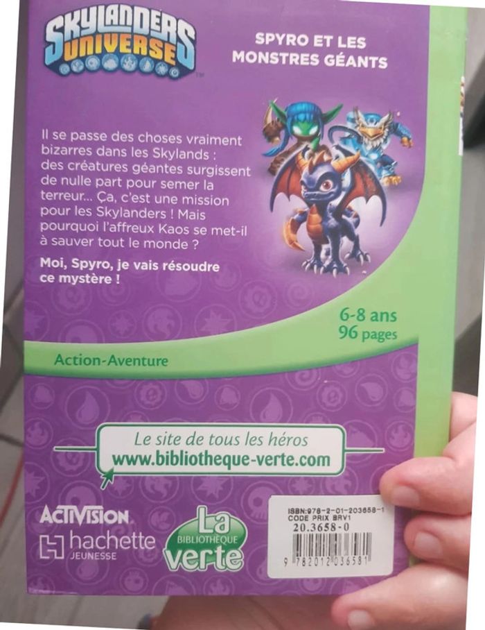 Livre skylanders - photo numéro 2