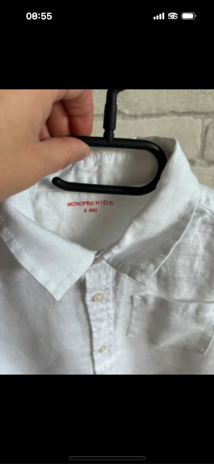 Chemise Monoprix taille 8 ans - photo numéro 5