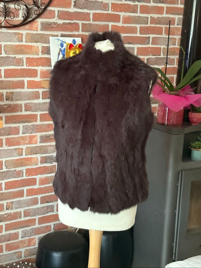 Gilet sans manche lapin taille ML - photo numéro 4