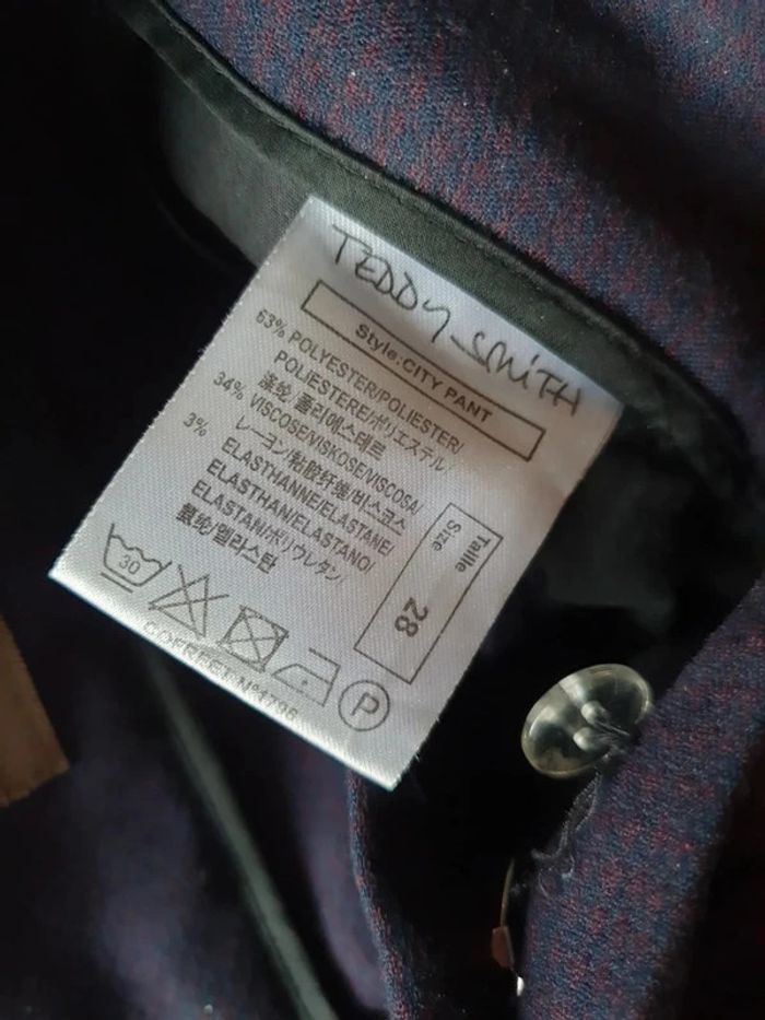 Pantalon Teddy Smith - Taille US 28 (38/M) - photo numéro 2