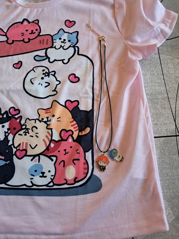 Tee-shirt NEUF pour fille taille 11 ans - photo numéro 8