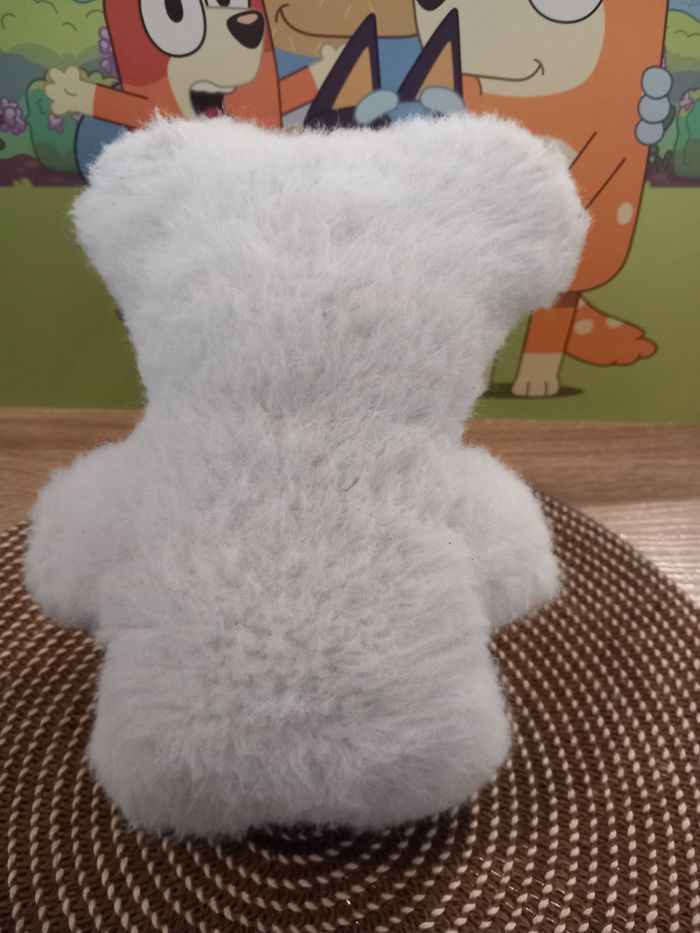 Peluche ours bleu betella vintage 24cm - photo numéro 4