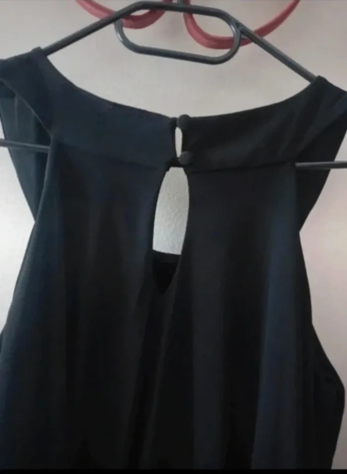 Robe de soirée sans manches noir - photo numéro 4