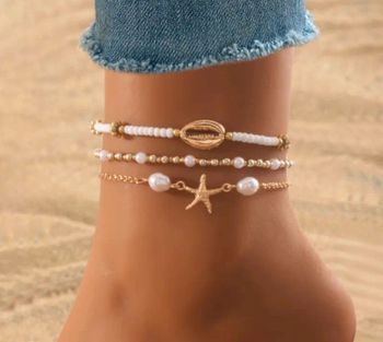 Ensemble de bracelets, cheville neuf idée cadeau femme