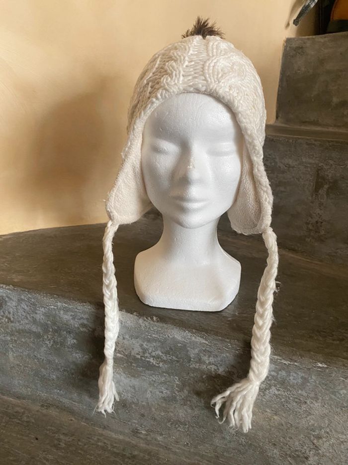 Bonnet chapka blanc Tex 8/12ans - photo numéro 6