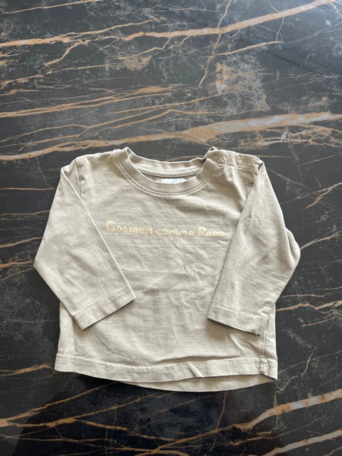 T-shirt manche longue Babibou 6mois