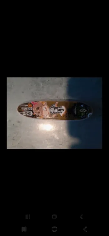 Fingerboard Tech Deck custom avec stickers
