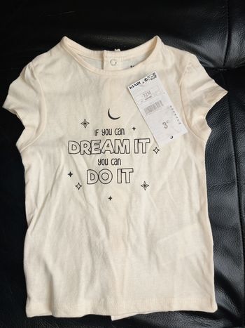 Tee-shirt manches courtes 12 mois neuf