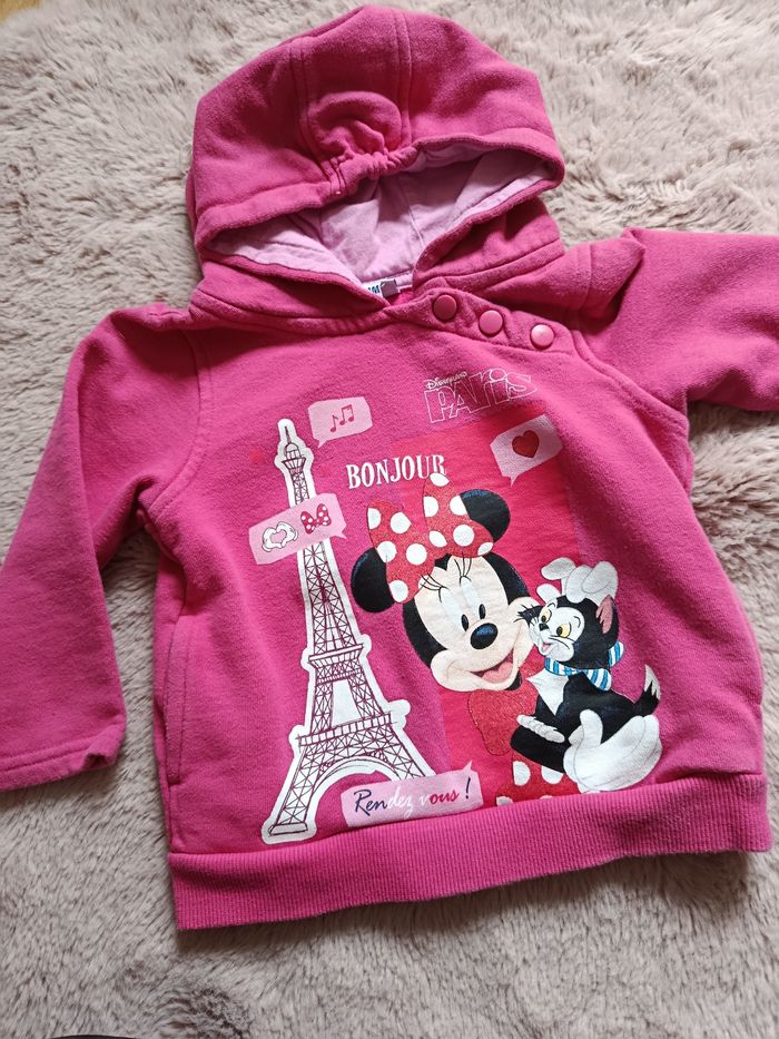 Pull a capuche - taille 24 mois