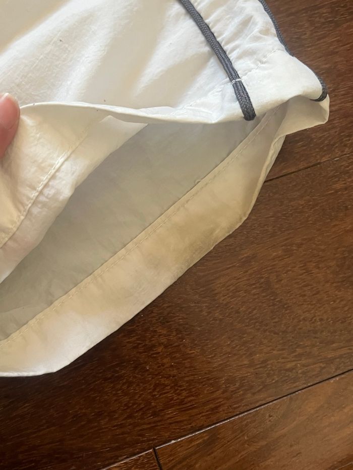 Pantalon parachute baggy danse blanc pull and bear taille XS - photo numéro 7