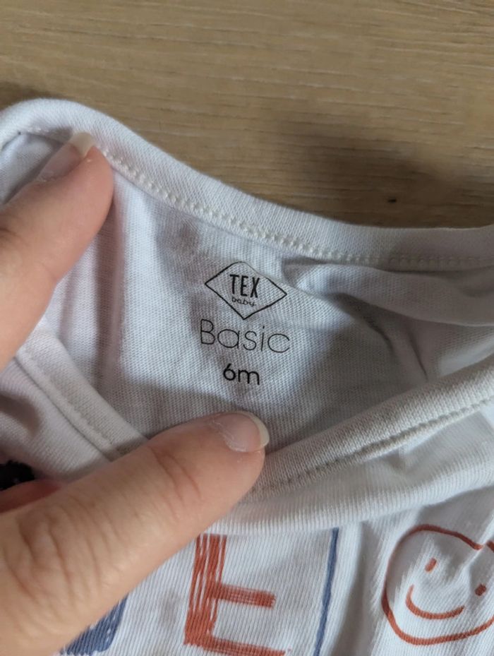 T-shirt manches courtes 6 mois Tex - photo numéro 2