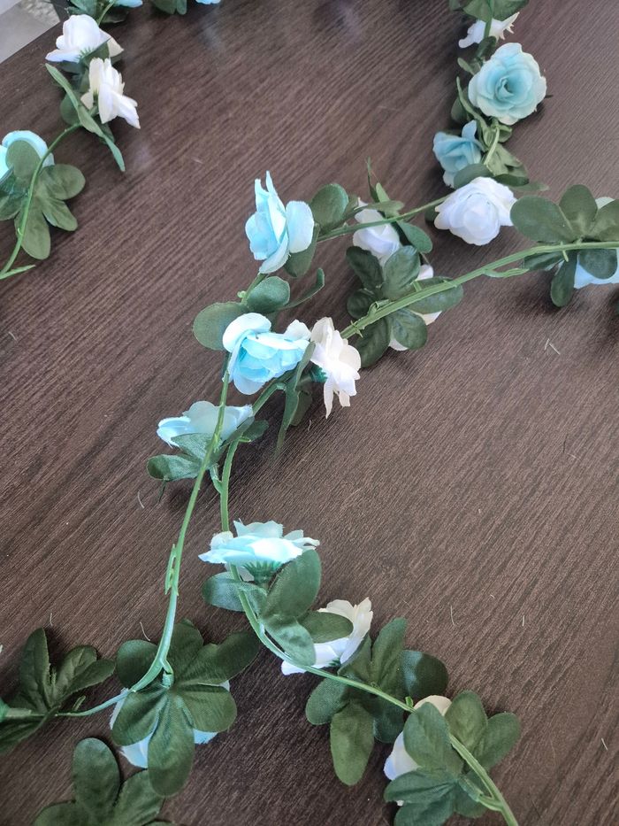 4 guirlandes de fleurs - 240 cm de long - photo numéro 4