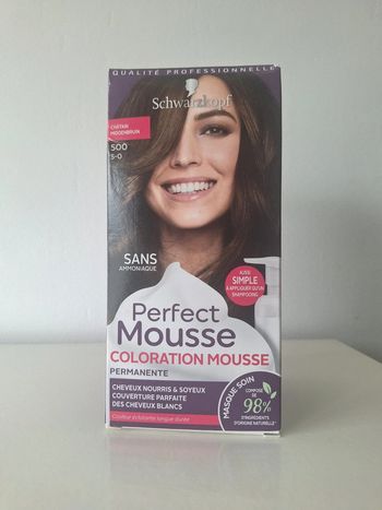Perfect mousse coloration schwarzkopf  neuve