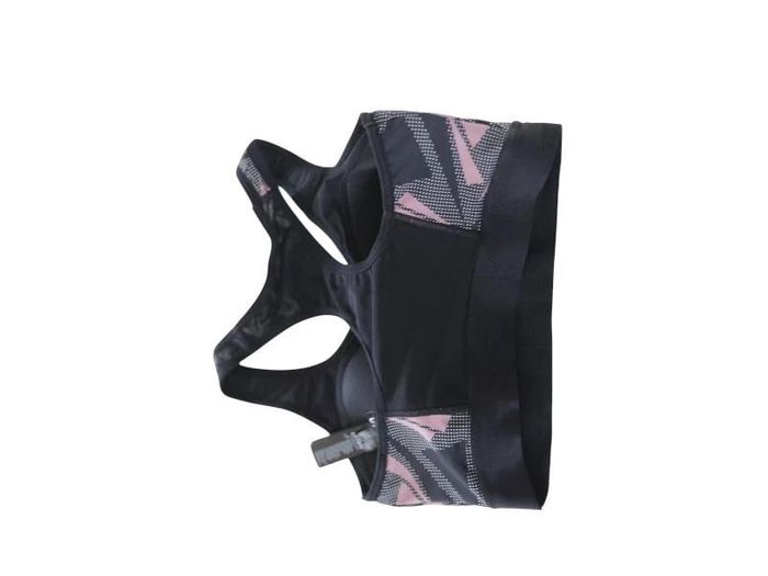 C61 brassière noir/violet Crivit M - photo numéro 2