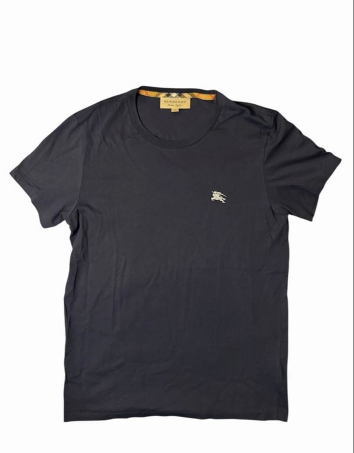 T-shirt Burberry bleu marine taille S - photo numéro 1
