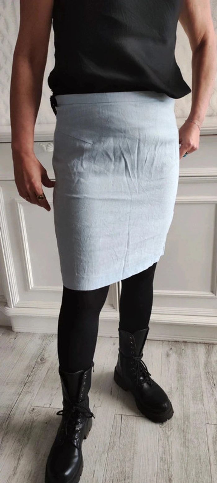 Jupe en lin taille 40 Armand Thiery