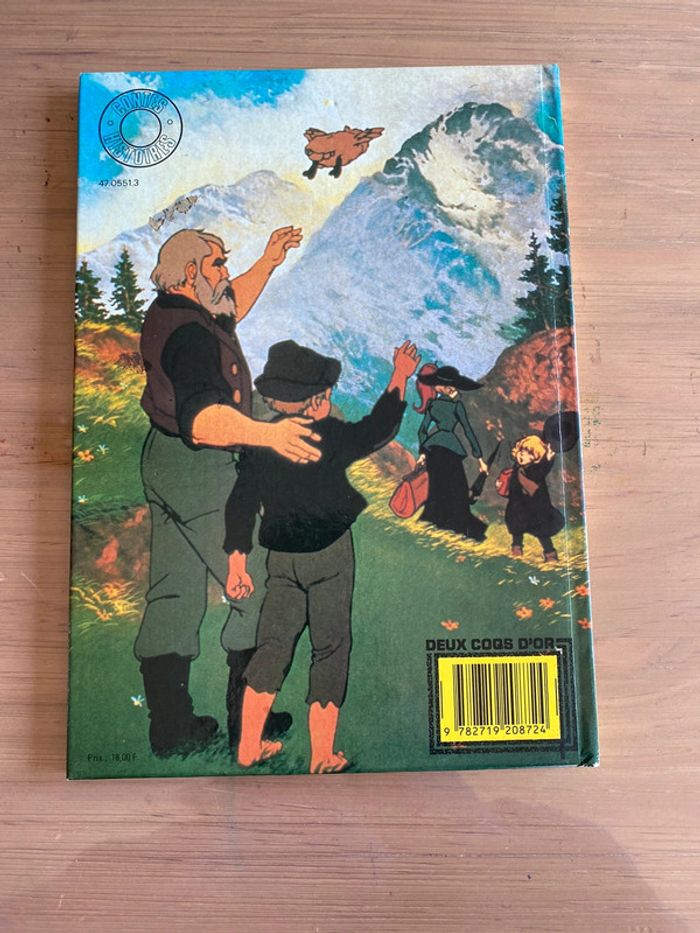 Livre Heidi voyage - deux coqs d’or - livre vintage édition 1983 - photo numéro 2