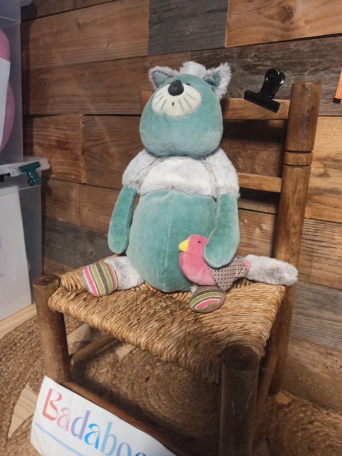 Peluche chat les Pachats moulin roty tbe - photo numéro 3