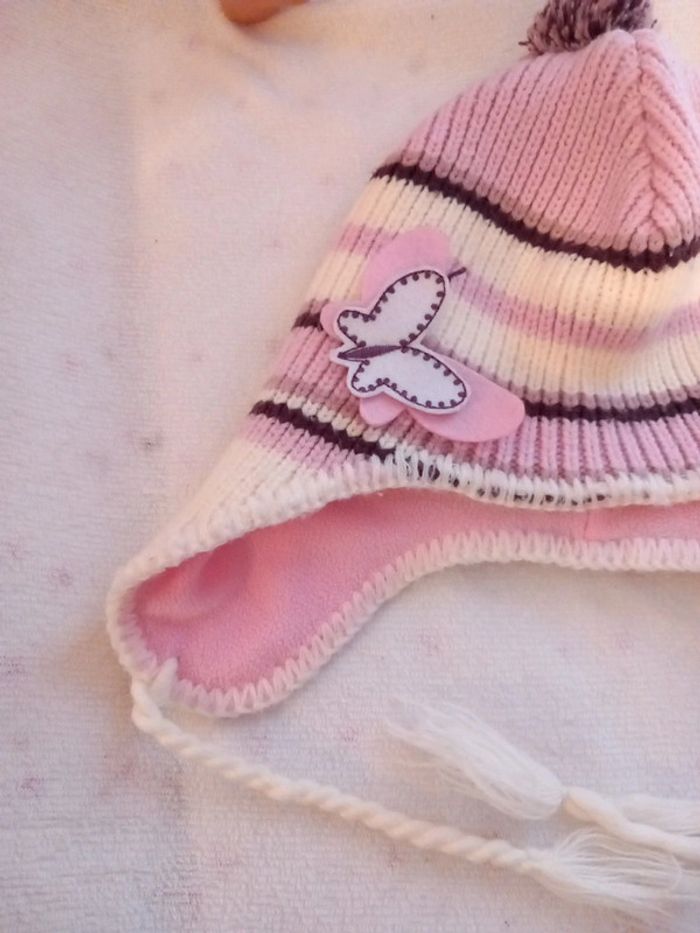 🧣Bonnet doublure chaud enfant 5ans - photo numéro 3